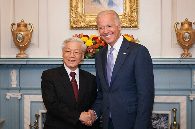 Lãnh đạo Việt Nam chúc mừng ông Biden nhậm chức Tổng thống Mỹ - Ảnh 1. Lãnh đạo Việt Nam chúc mừng ông Biden nhậm chức Tổng thống Mỹ - Ảnh 1.