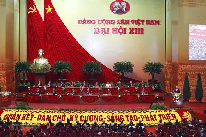 Những hình ảnh phiên khai mạc Đại hội XIII của Đảng - Ảnh 2.
