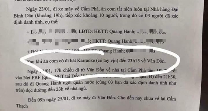 Thực hư chuyện 1 ca bệnh ở Quảng Ninh hát karaoke có tay vịn - Ảnh 1.