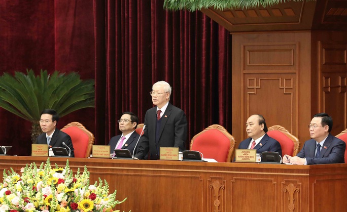 Chùm ảnh: Tổng Bí thư, Chủ tịch nước Nguyễn Phú Trọng tái đắc cử - Ảnh 3.