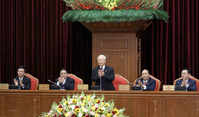 Chùm ảnh: Tổng Bí thư, Chủ tịch nước Nguyễn Phú Trọng tái đắc cử - Ảnh 4.