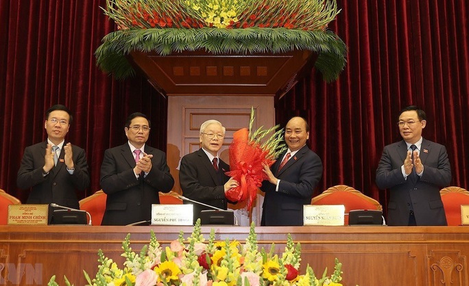 Chùm ảnh: Tổng Bí thư, Chủ tịch nước Nguyễn Phú Trọng tái đắc cử - Ảnh 1.