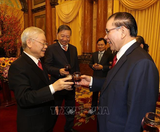 Tổng Bí thư, Chủ tịch nước Nguyễn Phú Trọng chủ trì gặp mặt, chúc Tết - Ảnh 5.