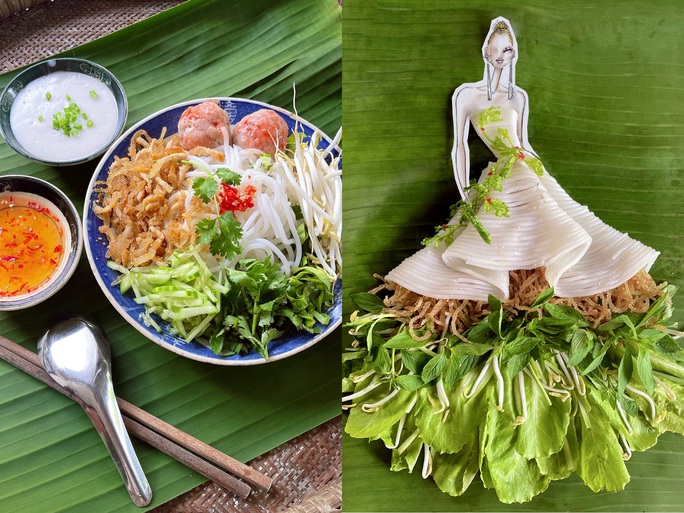 Bộ sưu tập thời trang làm từ món bánh miền Tây nhận kỷ lục Việt Nam - Ảnh 9.