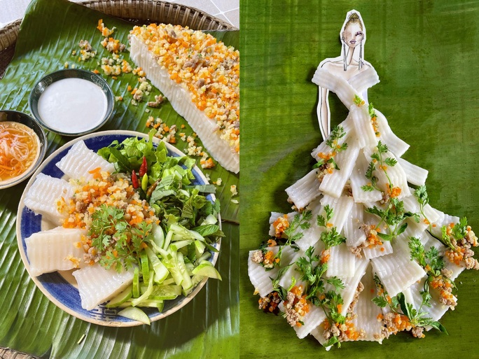 Bộ sưu tập thời trang làm từ món bánh miền Tây nhận kỷ lục Việt Nam - Ảnh 10.