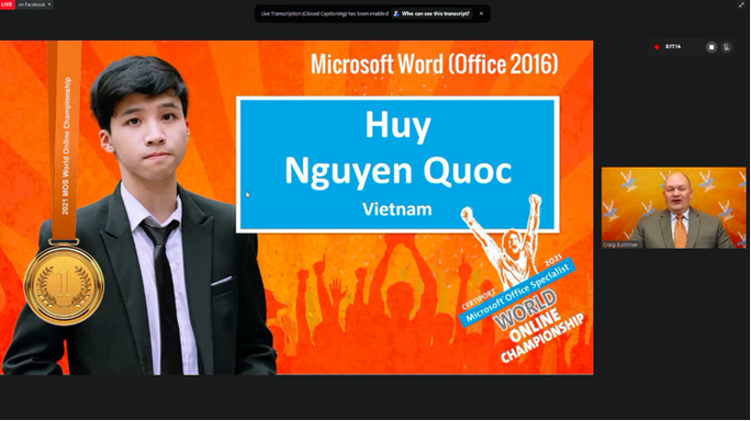 Học sinh Việt Nam vô địch cuộc thi Tin học văn phòng thế giới - Ảnh 1.