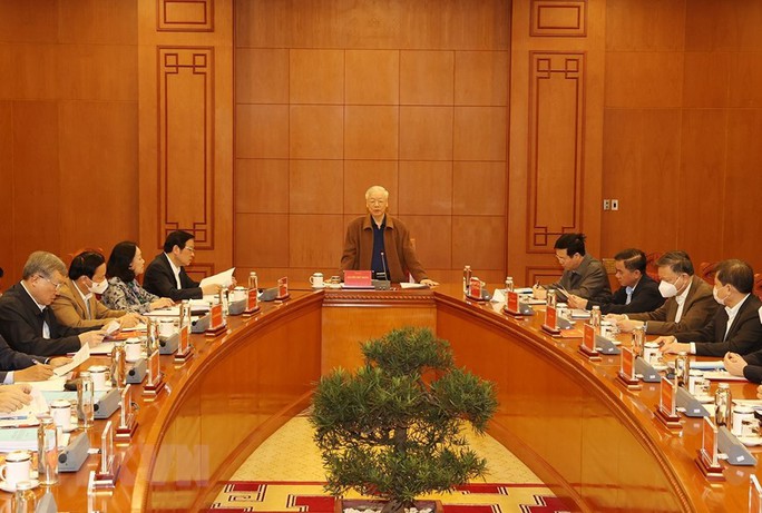 Tổng Bí thư chủ trì họp Thường trực Ban Chỉ đạo Trung ương về phòng, chống tham nhũng, tiêu cực - Ảnh 3.