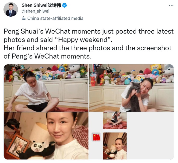 Cộng đồng quần vợt quốc tế nghi ngờ màn tái xuất của Peng Shuai - Ảnh 4.