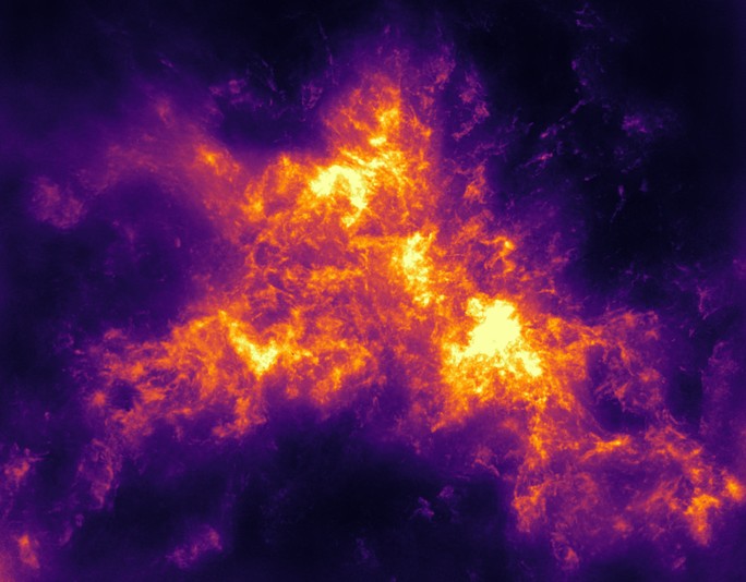 Hình ảnh ngoạn mục về thiên hà có đuôi sắp va chạm dải Ngân Hà - Ảnh 1.