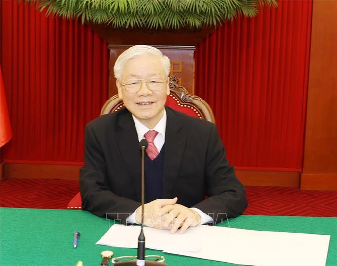 Tổng Bí thư, Chủ tịch nước Nguyễn Phú Trọng điện đàm với Thủ tướng Nhật Bản - Ảnh 2.
