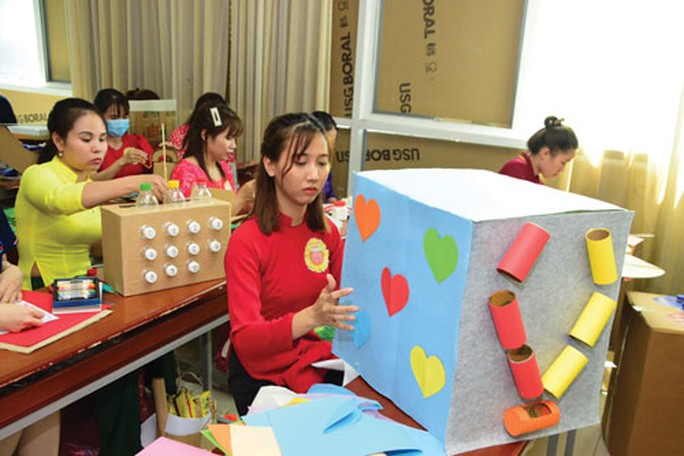 Giáo viên mầm non ngoài công lập tranh tài - Ảnh 1. Giáo viên mầm non ngoài công lập tranh tài - Ảnh 1.