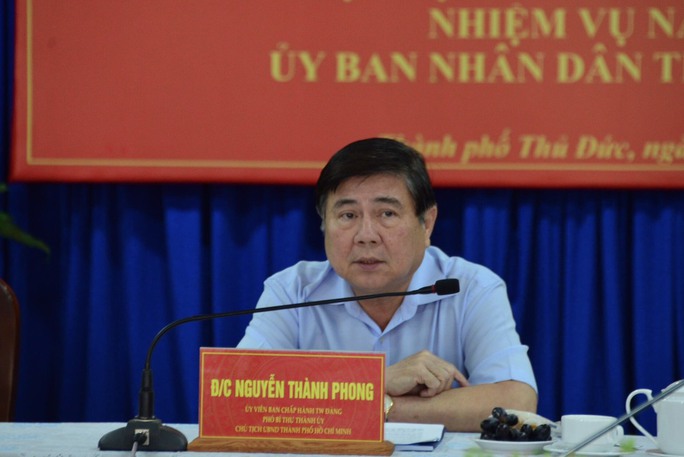 Chủ tịch Nguyễn Thành Phong: TP Thủ Đức phải thu ngân sách vượt quận 1 - Ảnh 1.