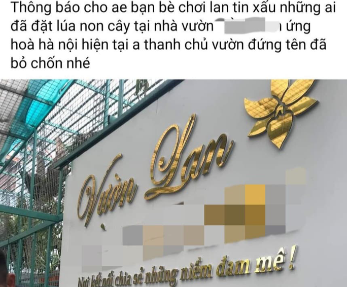 Vụ chủ vườn lan ôm tiền tỉ bỏ trốn: Giám đốc Công an Hà Nội chỉ đạo điều tra, triệu tập những người liên quan - Ảnh 1.