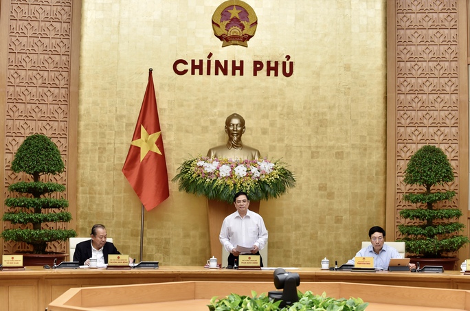 Thủ tướng Phạm Minh Chính lần đầu chủ trì phiên họp Chính phủ - Ảnh 1.