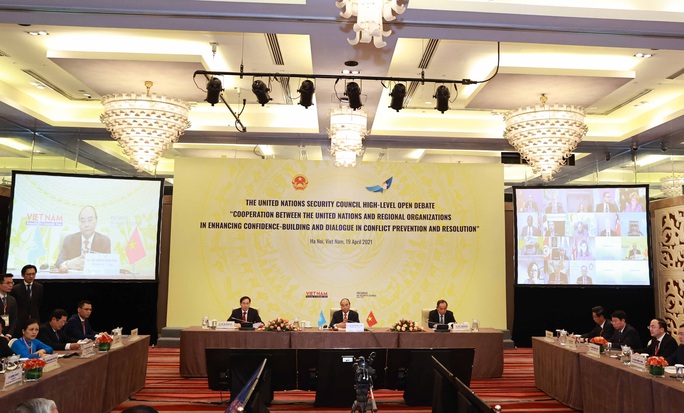 Chủ tịch nước Nguyễn Xuân Phúc chủ trì phiên họp quan trọng của Hội đồng Bảo an - Ảnh 7.