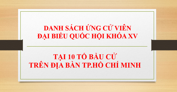 Chủ tịch nước Nguyễn Xuân Phúc thuộc đơn vị bầu cử huyện Củ Chi và Hóc Môn - Ảnh 1.