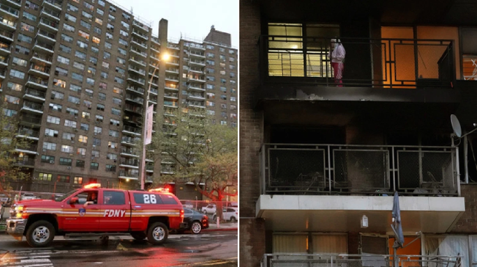 Cháy nhà, kỳ tích xuất hiện khi bé gái 8 tuổi nhảy từ tầng 6 - Ảnh 1.