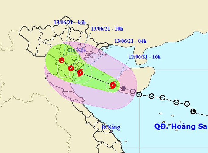 Bão số 2 giật cấp 10 trên Vịnh Bắc Bộ, đổ bộ từ Hải Phòng - Nghệ An - Ảnh 1.