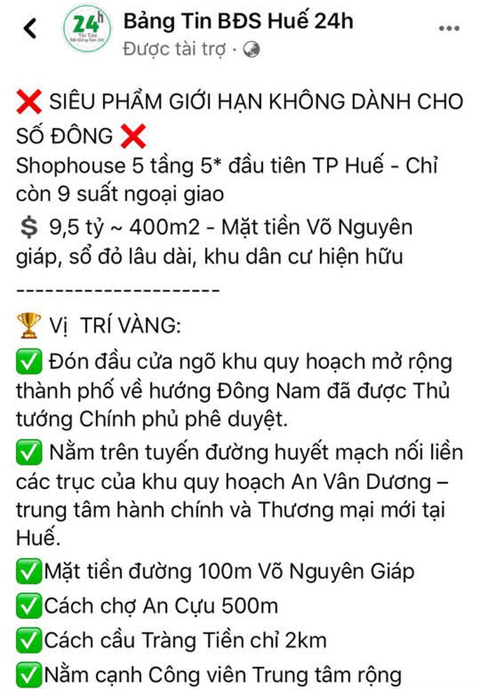 Vụ Dự án Shophouse chưa khởi công đã mở bán: Cò bất động sản tự quảng cáo, rao bán? - Ảnh 4.