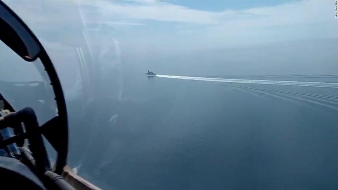 Nga cảnh báo tàu chiến Mỹ-NATO tập trận trên biển Đen - Ảnh 1.