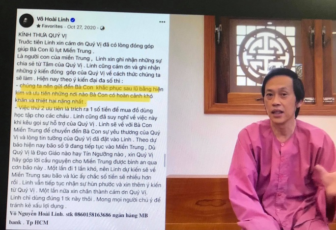 Nhận lỗi do chủ quan, NSƯT Hoài Linh giải trình về việc giải ngân số tiền từ thiện hơn 13 tỉ đồng - Ảnh 1.