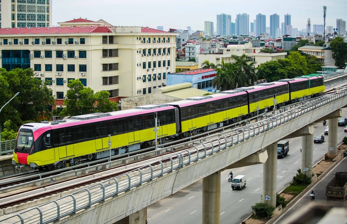 CLIP: Chạy thử nghiệm 8,5 km trên tuyến đường sắt Nhổn - ga Hà Nội - Ảnh 5.