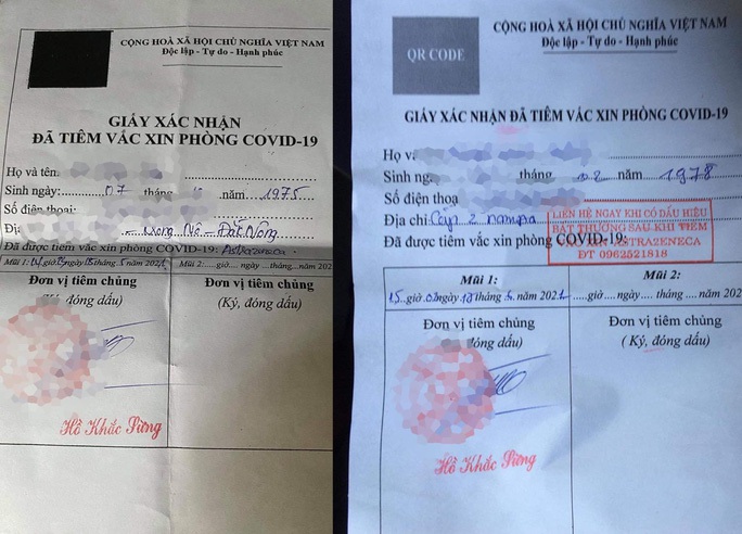 Bộ Y tế yêu cầu báo cáo danh sách đối tượng cấp giấy xác nhận đã tiêm vắc-xin Covid-19 - Ảnh 1.