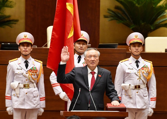 Ông Nguyễn Hoà Bình tái đắc cử Chánh án TAND Tối cao - Ảnh 1.