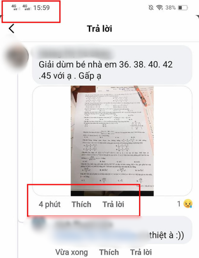 Bộ GD-ĐT lên tiếng về thông tin lộ đề thi môn toán - Ảnh 1. Bộ GD-ĐT lên tiếng về thông tin lộ đề thi môn toán - Ảnh 1.
