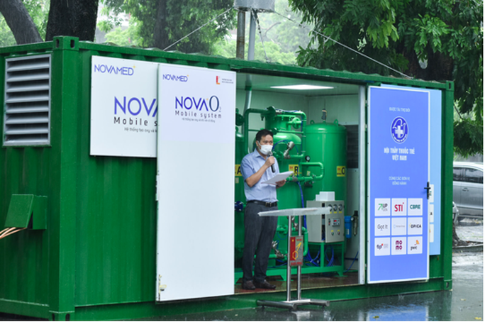 Thử nghiệm hệ thống cung cấp oxy cho trạm hồi sức cấp cứu dã chiến  ở Đồng Nai và Bình Dương - Ảnh 1.