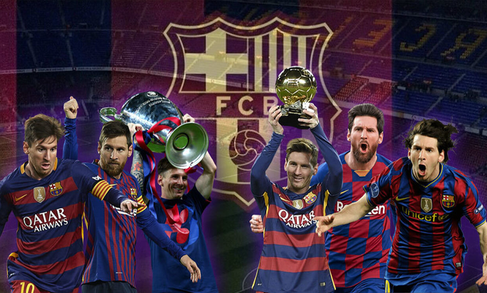 Messi khóc trong buổi họp báo chia tay Barcelona - Ảnh 3.