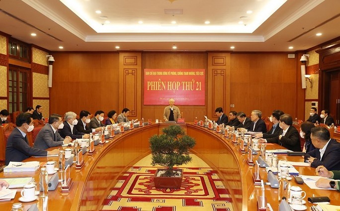 Tổng Bí thư chủ trì họp Ban Chỉ đạo Trung ương về phòng, chống tham nhũng, tiêu cực - Ảnh 2.