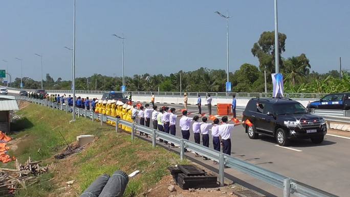 Tuyến cao tốc Trung Lương - Mỹ Thuận: Ôtô được lưu thông trên trong dịp Tết Nhâm Dần - Ảnh 2.