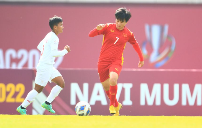 Tuyển nữ Việt Nam kịch tính đoạt vé vào tứ kết Asian Cup 2022 - Ảnh 1.