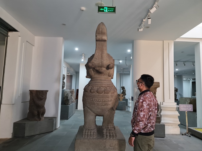 Bảo vật quốc gia tại Bảo tàng Điêu khắc Chăm lớn nhất Việt Nam - Ảnh 12.