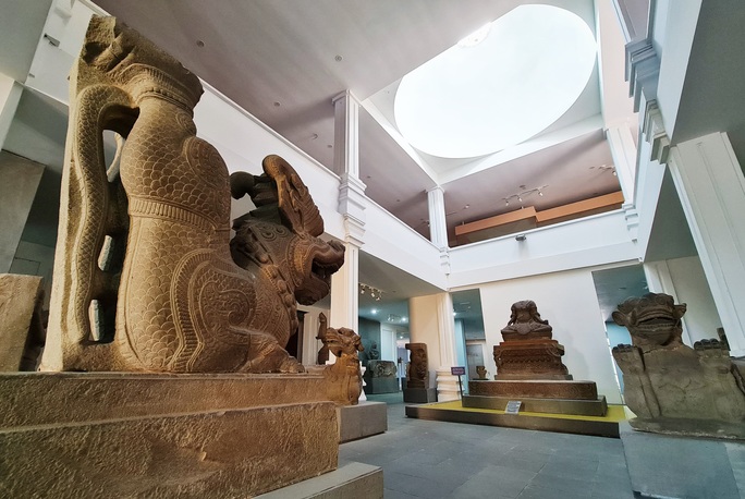 Bảo vật quốc gia tại Bảo tàng Điêu khắc Chăm lớn nhất Việt Nam - Ảnh 14.
