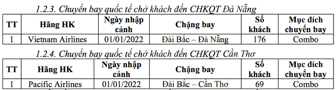 Đã có bao nhiêu chuyến bay quốc tế vào Việt Nam từ ngày 1-1-2022? - Ảnh 4.