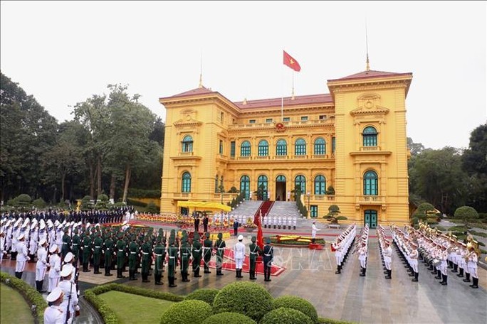 Thủ tướng Phạm Minh Chính đón Thủ tướng Lào thăm chính thức Việt Nam - Ảnh 5.