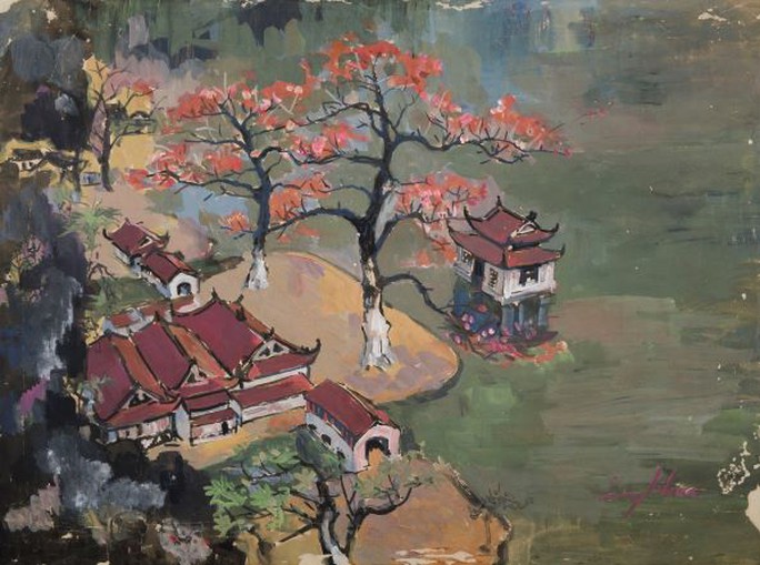 Chiêm ngưỡng bộ sưu tập tranh của họa sĩ Hà Nội thế hệ Mỹ thuật Đông Dương - Ảnh 3.