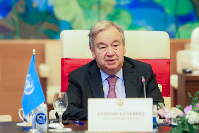 Chủ tịch Quốc hội Vương Đình Huệ hội kiến Tổng Thư ký Liên Hiệp Quốc António Guterres - Ảnh 10.