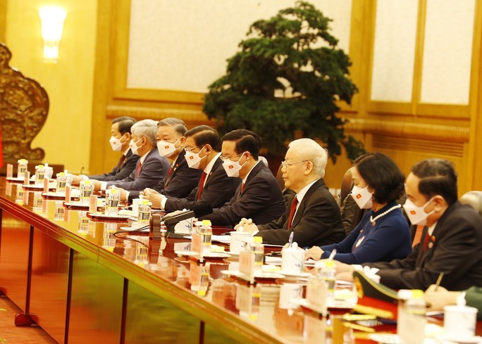 Tổng Bí thư Nguyễn Phú Trọng hội đàm với Tổng Bí thư, Chủ tịch Trung Quốc Tập Cận Bình - Ảnh 3.