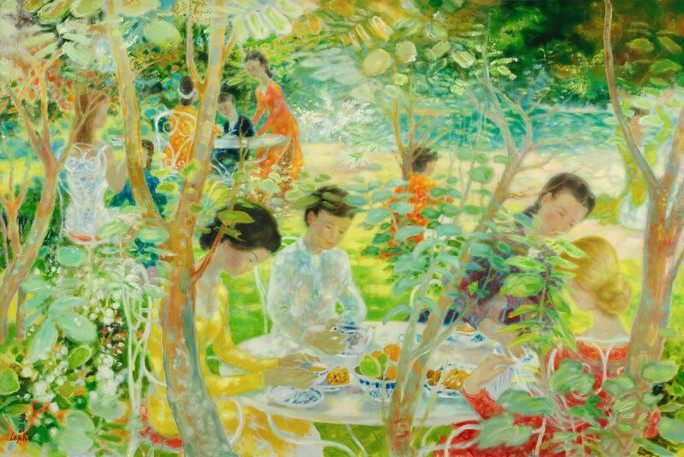 Bức tranh của họa sĩ Lê Phổ được bán giá 1,3 triệu USD - Ảnh 1.