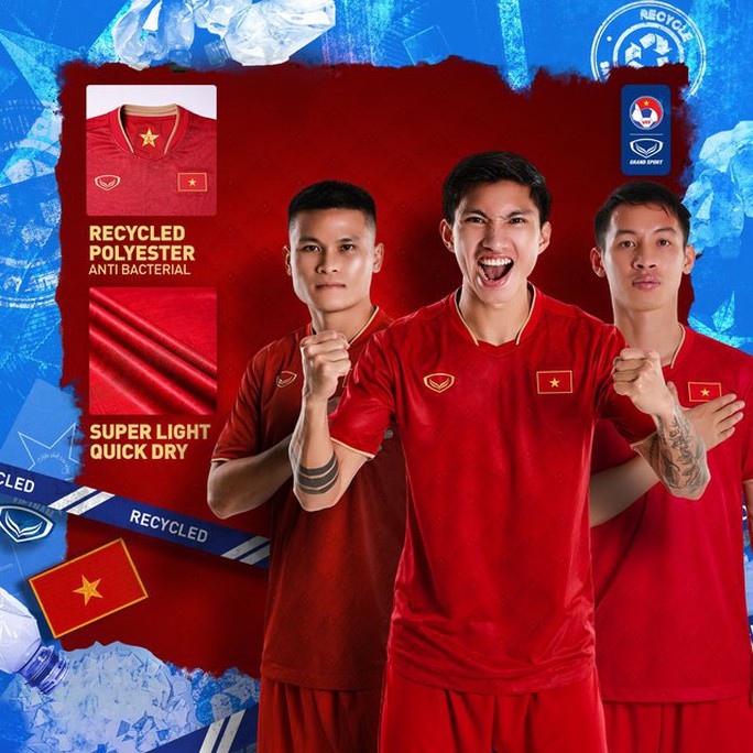 Đội tuyển Việt Nam có áo thi đấu sân nhà mới tại AFF Cup 2022 - Ảnh 1.