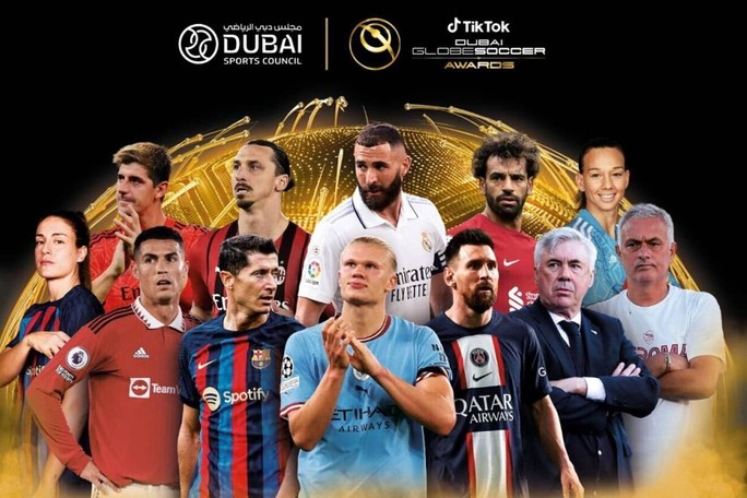 Benzema đoạt giải vàng Globe Soccer, Real Madrid thâu tóm giải thưởng Dubai - Ảnh 1.