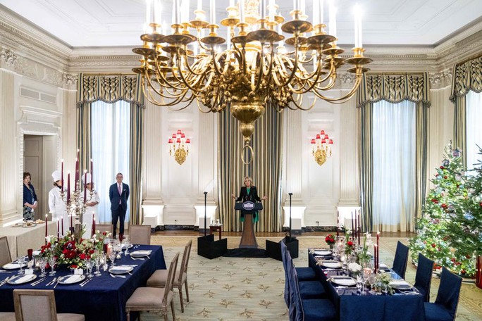 Đệ nhất phu nhân Mỹ Jill Biden tiết lộ bữa tối đặc biệt thiết đãi Tổng thống Pháp - Ảnh 5.