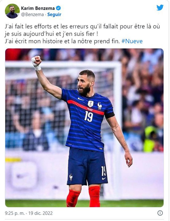 Pháp hụt ngôi vô địch World Cup, Benzema tuyên bố chia tay Les Bleus - Ảnh 1.