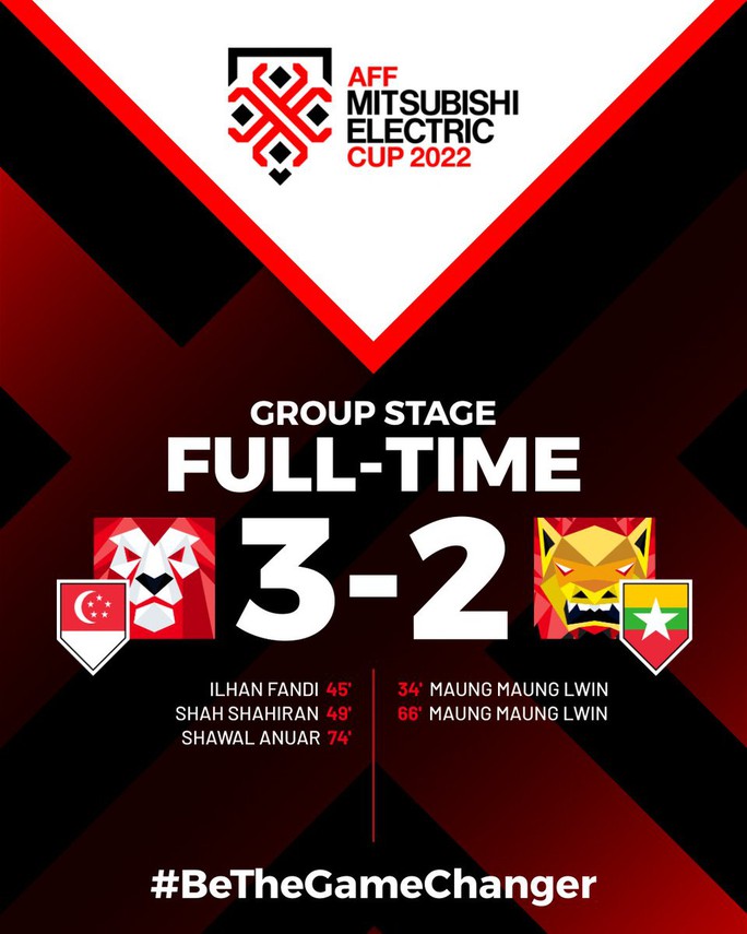 AFF Cup 2022: Singapore ngược dòng thắng kịch tính Myanmar - Ảnh 3.