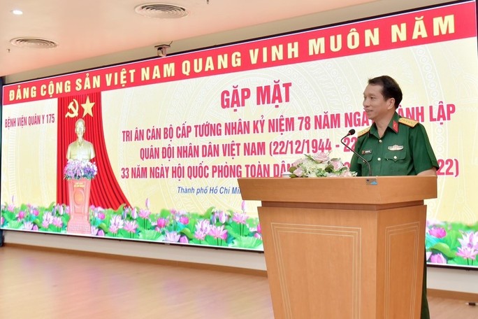 Bệnh viện Quân y 175 tổ chức gặp mặt, tri ân cán bộ cấp tướng - Ảnh 1.