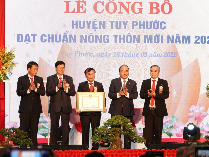 Chủ tịch nước: Huyện Tuy Phước - Bình Định cần đột phá hơn nữa trong phát triển - Ảnh 2.
