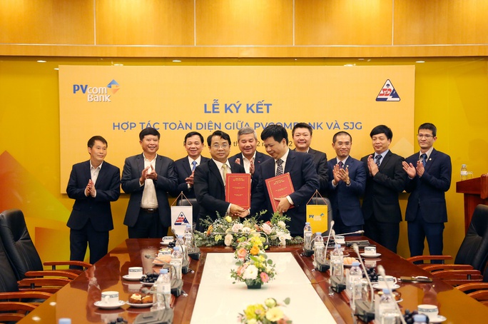PVcomBank ký thỏa thuận hợp tác toàn diện với Tổng Công ty Sông Đà - Ảnh 1.